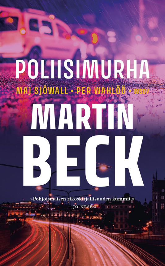 Etukansi. Maj Sjöwall. Per Wahlöö. Poliisimurha.