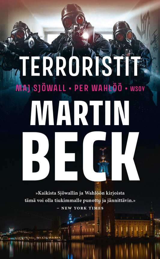 Etukansi. Maj Sjöwall. Per Wahlöö. Terroristit.