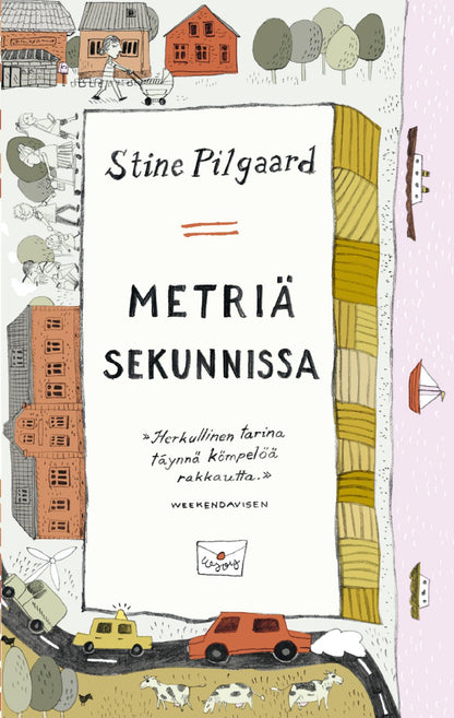 Etukansi. Stine Pilgaard Metriä sekunnissa