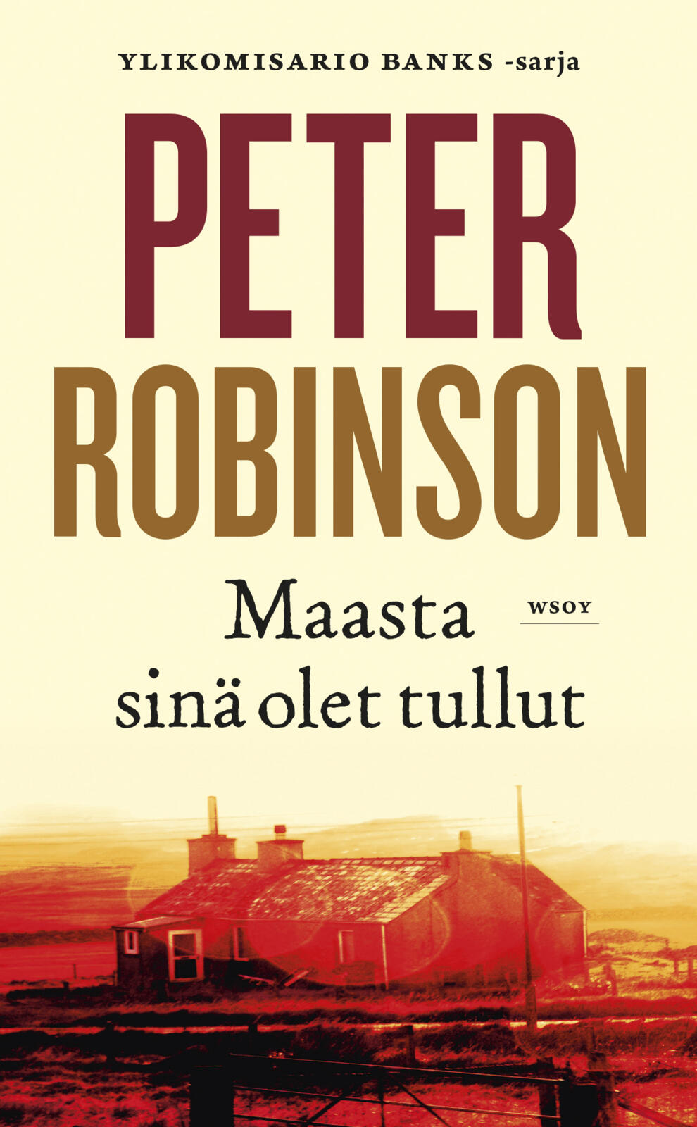 Etukansi. Peter Robinson Maasta sinä olet tullut