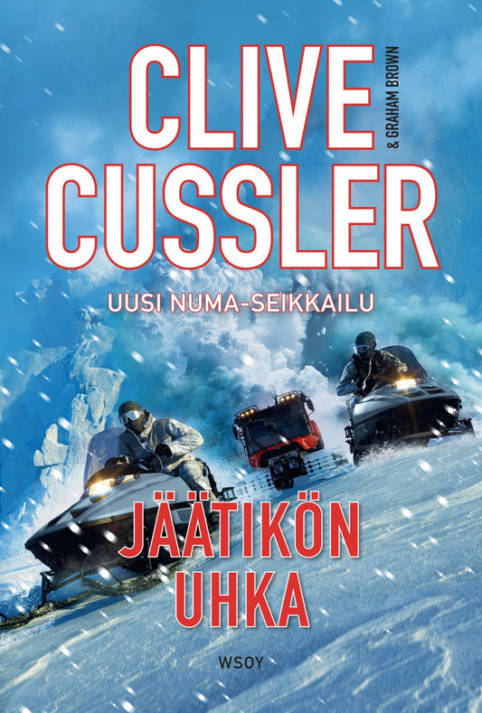 Etukansi. Clive Cussler. Jäätikön uhka.