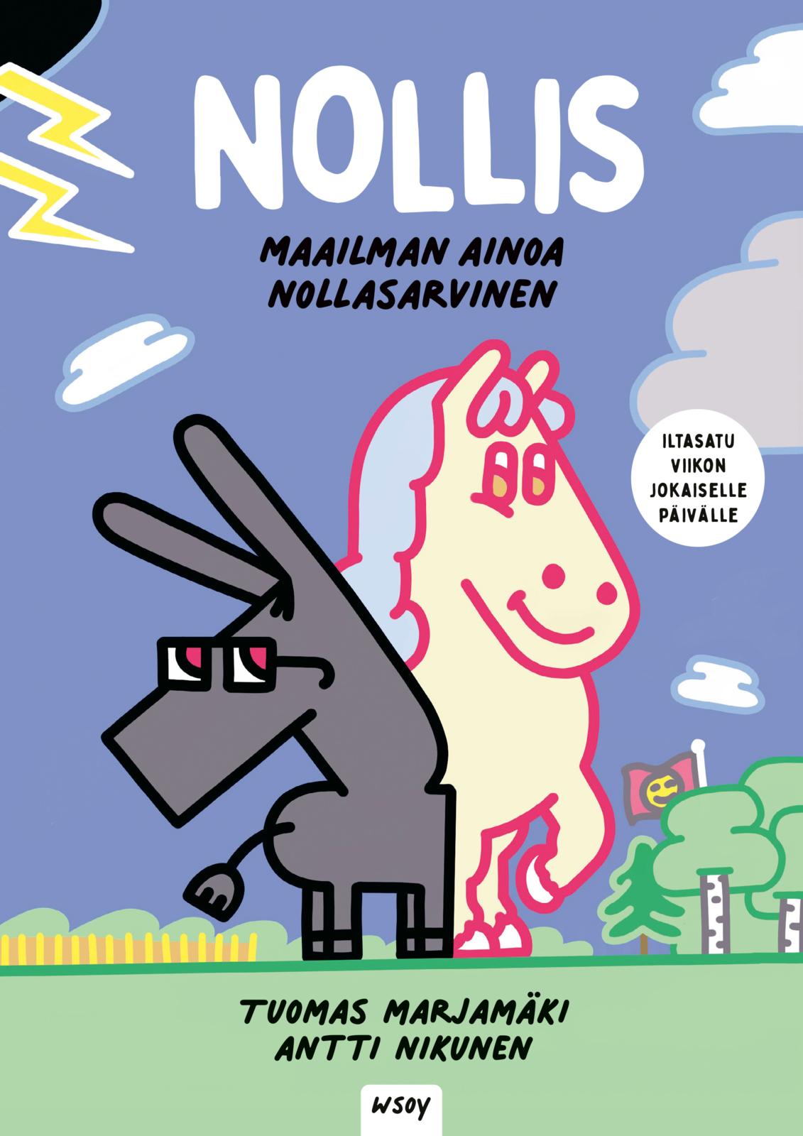 Etukansi. Tuomas Marjamäki. Nollis - Maailman ainoa nollasarvinen