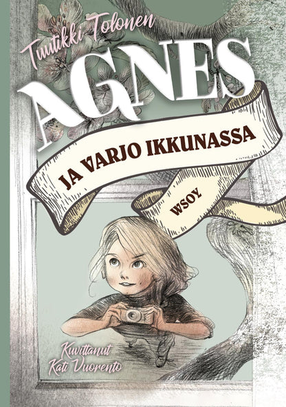 Etukansi. Tuutikki Tolonen. Agnes ja varjo ikkunassa