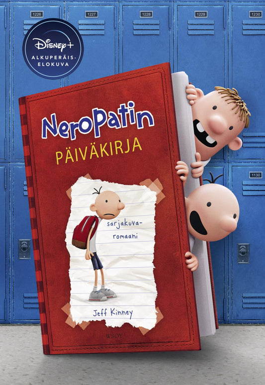 Etukansi. Jeff Kinney. Jeff Kinney. Neropatin päiväkirja (elokuvakannella).