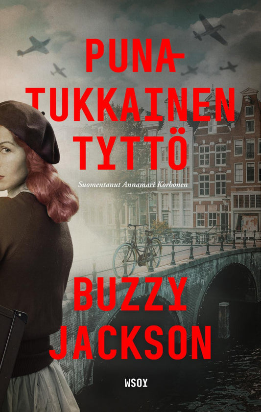 Etukansi. Buzzy Jackson. Punatukkainen tyttö.
