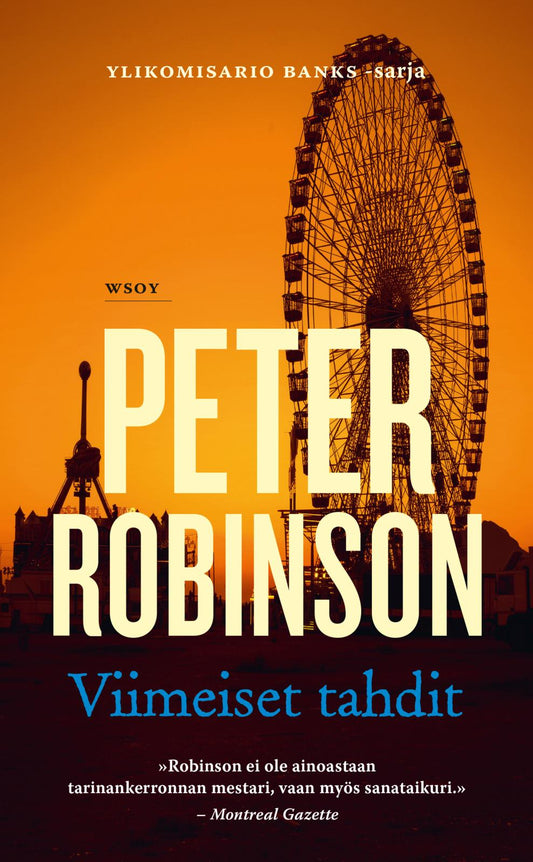 Etukansi. Peter Robinson. Viimeiset tahdit.