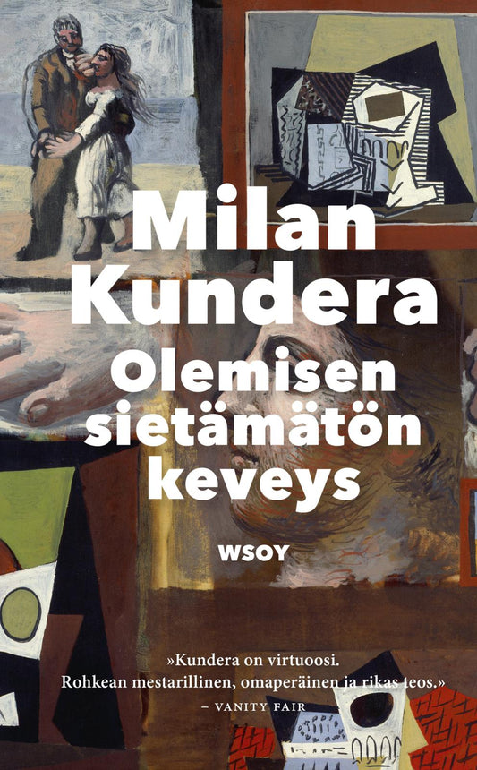 Etukansi. Milan Kundera. Olemisen sietämätön keveys.