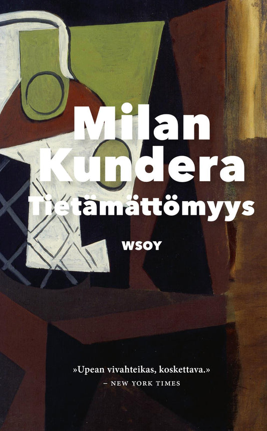 Etukansi. Milan Kundera. Tietämättömyys.