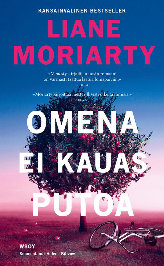Etukansi. Liane Moriarty. Omena ei kauas putoa.