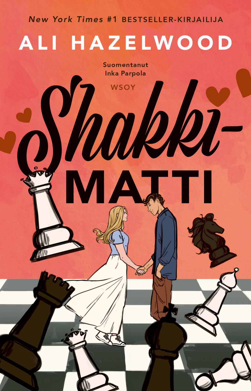 Etukansi. Ali  Hazelwood. Shakkimatti