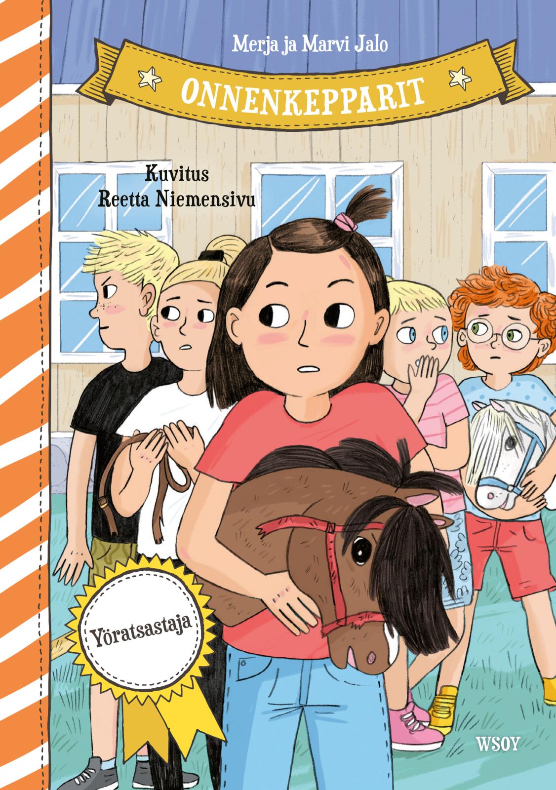 Etukansi. Marvi Jalo Onnenkepparit: Yöratsastaja