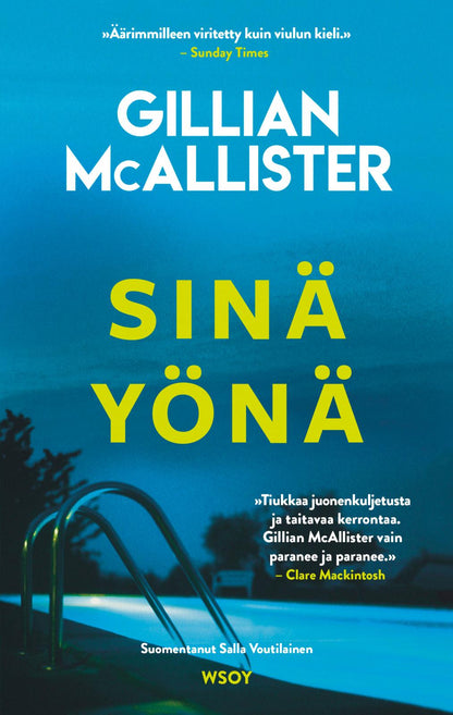 Etukansi. Gillian McAllister. Sinä yönä