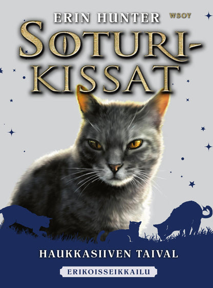 Etukansi. Erin Hunter Soturikissat: Erikoisseikkailu: Haukkasiiven taival