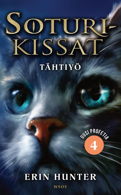 Etukansi. Erin Hunter Soturikissat: Uusi profetia 4: Tähtiyö