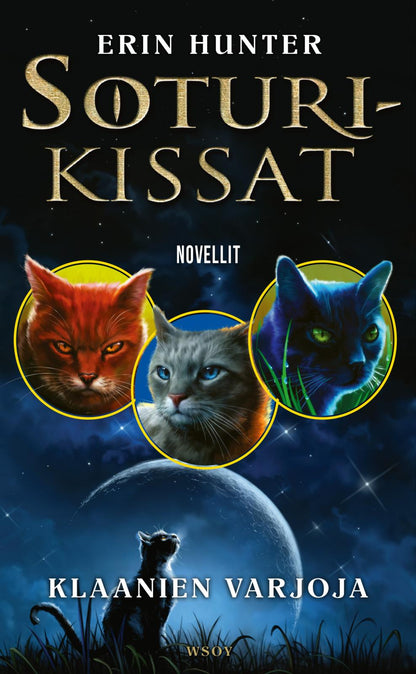 Etukansi. Erin Hunter Soturikissat: Klaanien varjoja