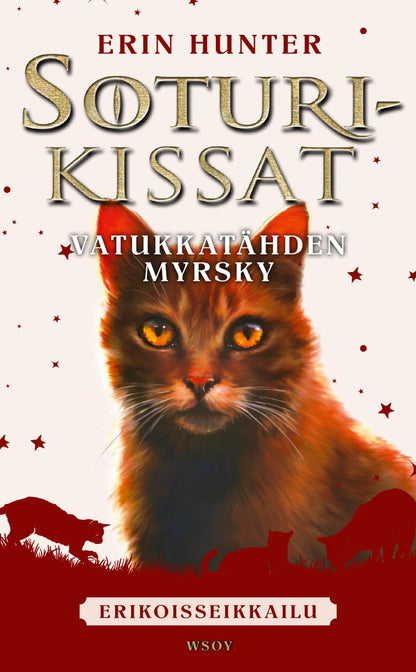Etukansi. Erin Hunter Soturikissat: Erikoisseikkailu: Vatukkatähden myrsky