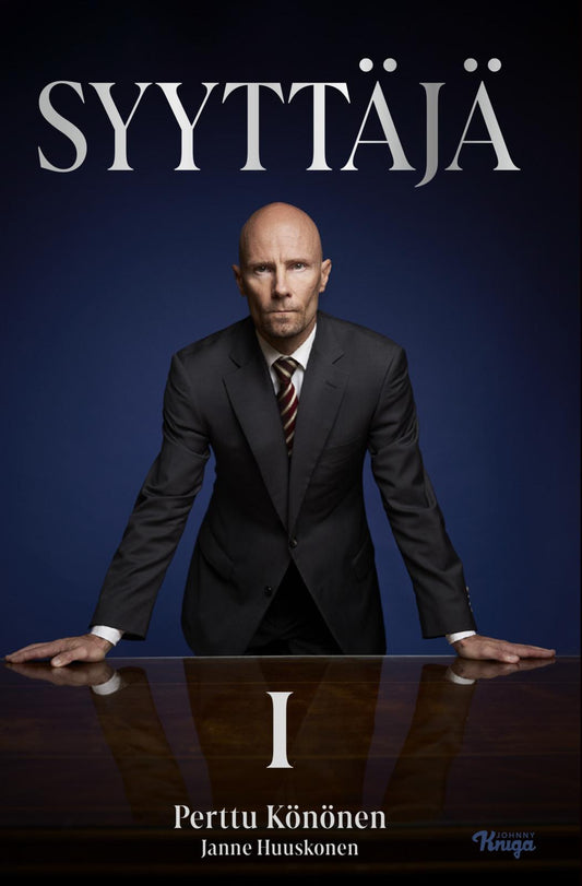 Etukansi. Perttu Könönen. Janne Huuskonen. Syyttäjä I.