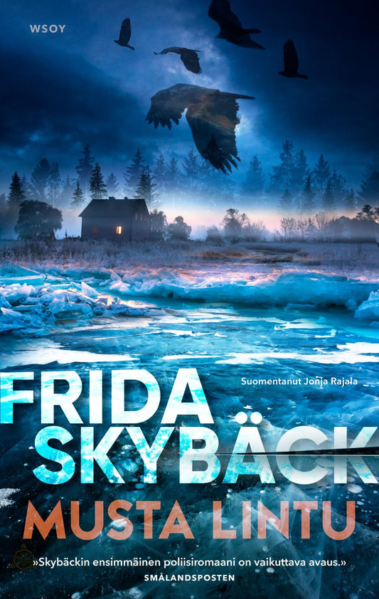 Etukansi. Frida Skybäck. Musta lintu.