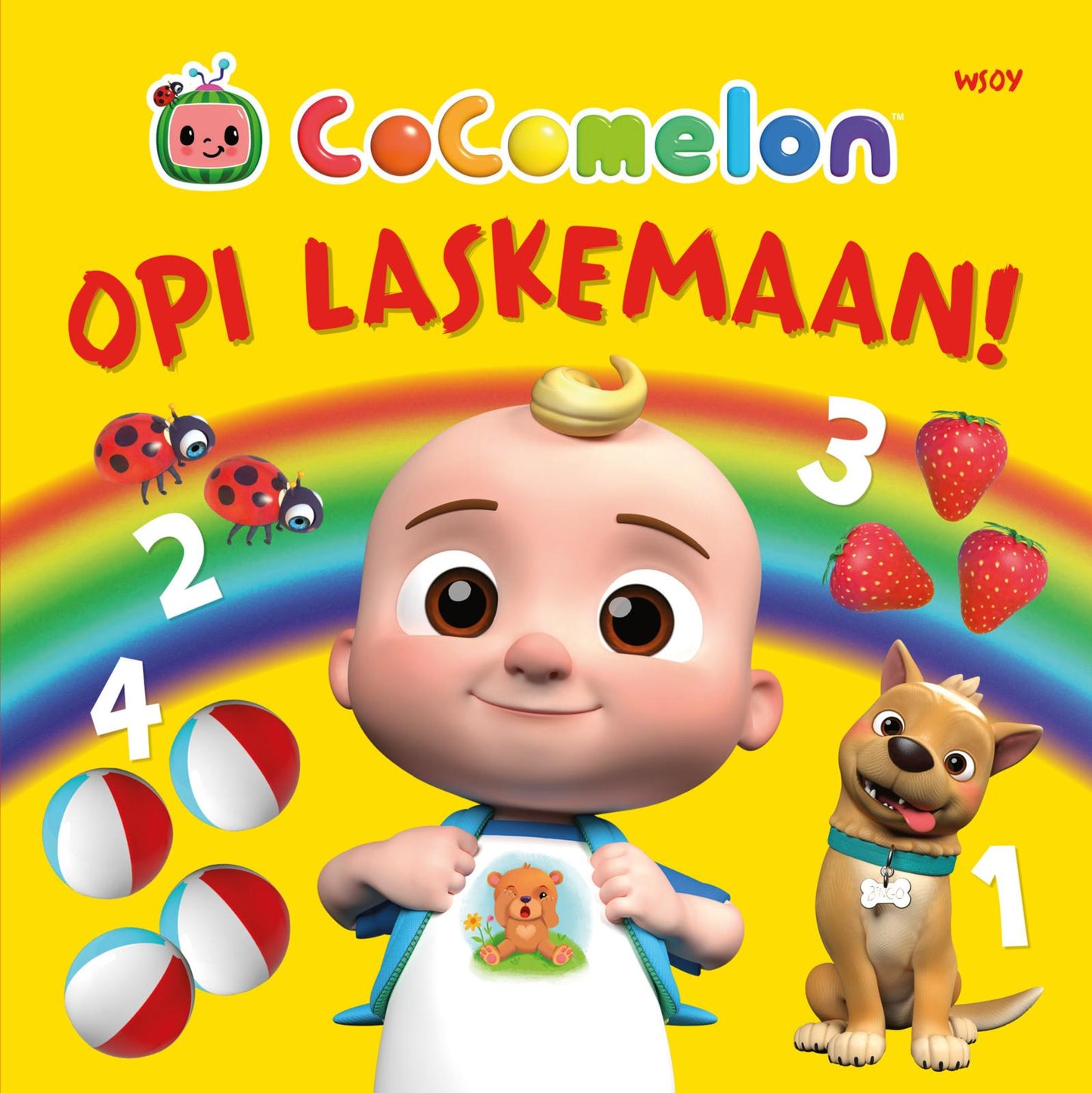 Etukansi. CoComelon: Opi laskemaan!