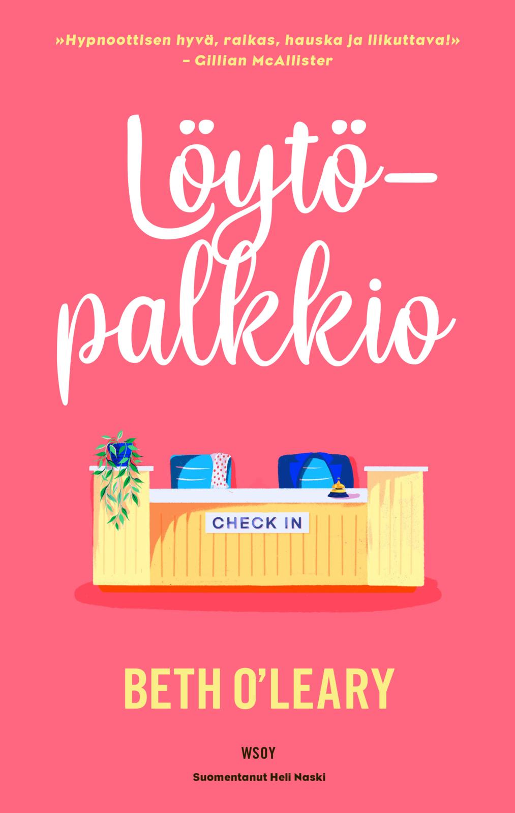 Etukansi. Beth O'Leary. Löytöpalkkio