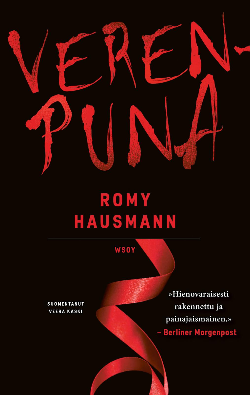 Etukansi. Romy Hausmann. Verenpuna