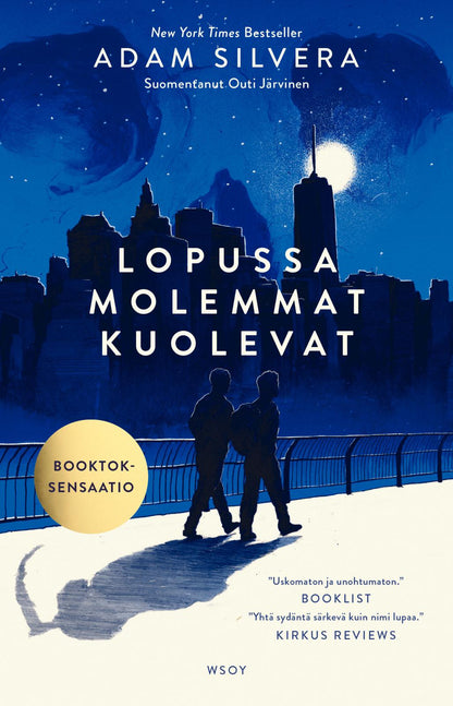 Etukansi. Adam Silvera. Lopussa molemmat kuolevat