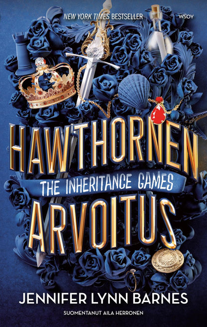 Etukansi. Jennifer Lynn Barnes The Inheritance Games: Hawthornen arvoitus