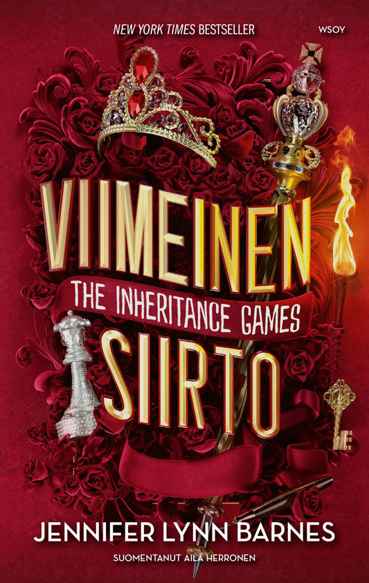 Etukansi. Jennifer Lynn Barnes. The Inheritance Games: Viimeinen siirto.