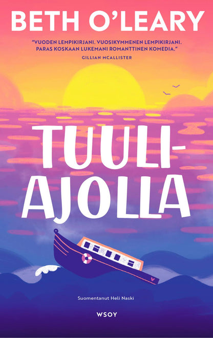 Etukansi. Beth O'Leary Tuuliajolla
