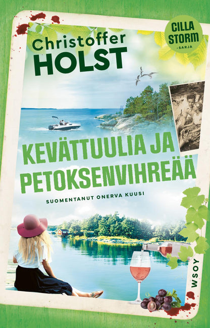 Etukansi. Christoffer Holst Kevättuulia ja petoksenvihreää