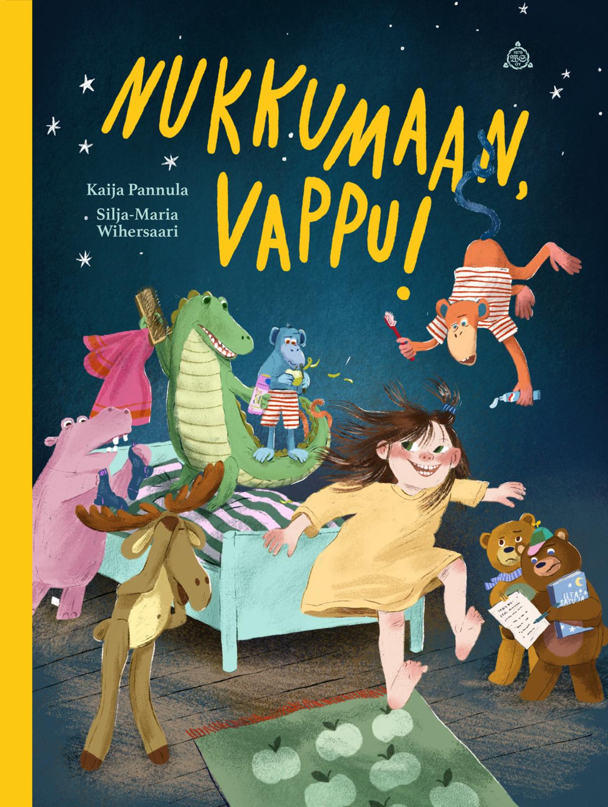 Etukansi. Kaija Pannula Nukkumaan, Vappu!