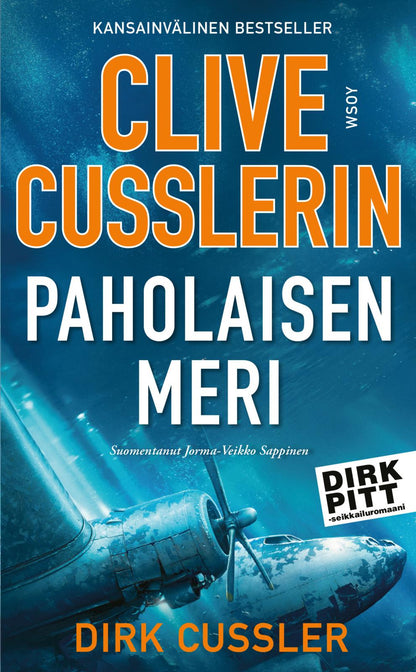 Etukansi. Clive Cussler Paholaisen meri