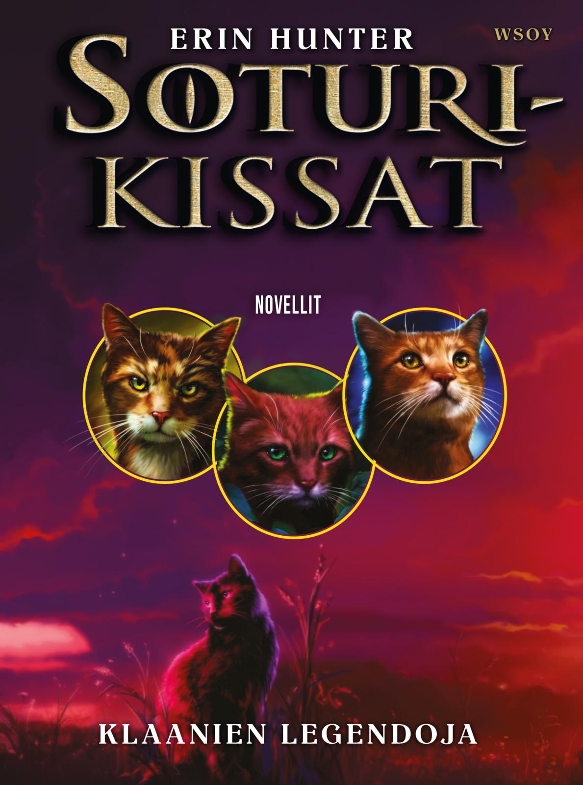 Etukansi. Erin Hunter Soturikissat: Klaanien legendoja