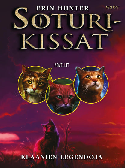 Etukansi. Erin Hunter Soturikissat: Klaanien legendoja