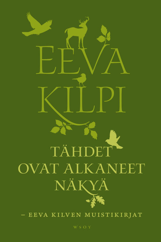 Etukansi. Eeva Kilpi. Tähdet ovat alkaneet näkyä.