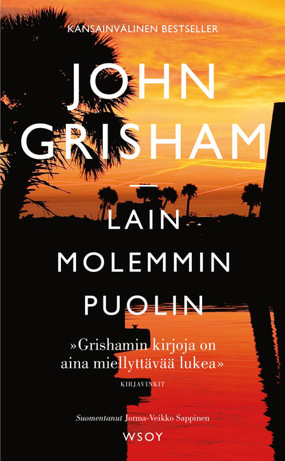 Etukansi. John Grisham Lain molemmin puolin