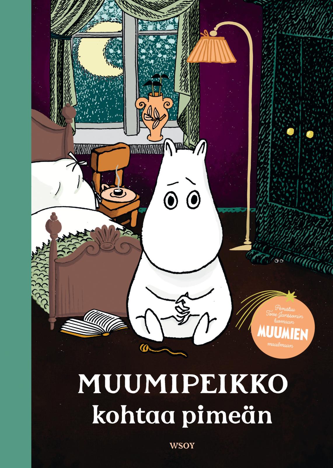 Etukansi. Tove Jansson. Muumipeikko kohtaa pimeän