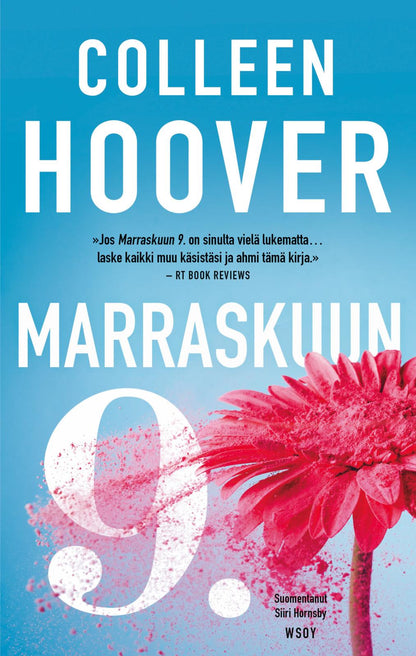 Etukansi. Colleen Hoover Marraskuun 9.
