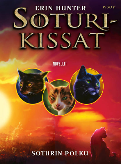 Etukansi. Erin Hunter Soturikissat: Novellit: Soturin polku 