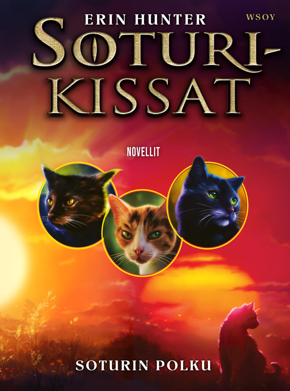 Etukansi. Erin Hunter Soturikissat: Novellit: Soturin polku 