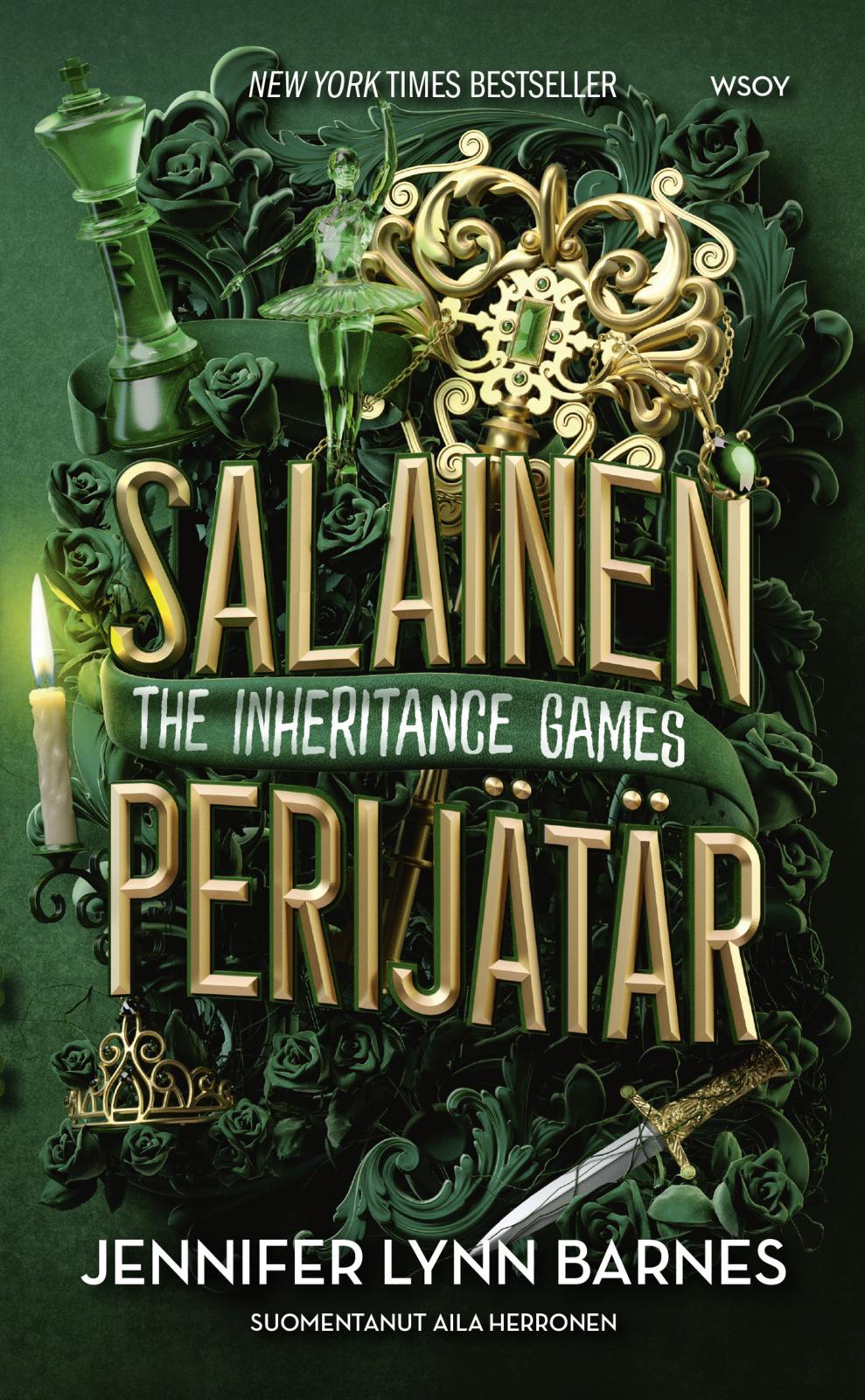 Etukansi. Jennifer Lynn Barnes The Inheritance Games: Salainen perijätär 