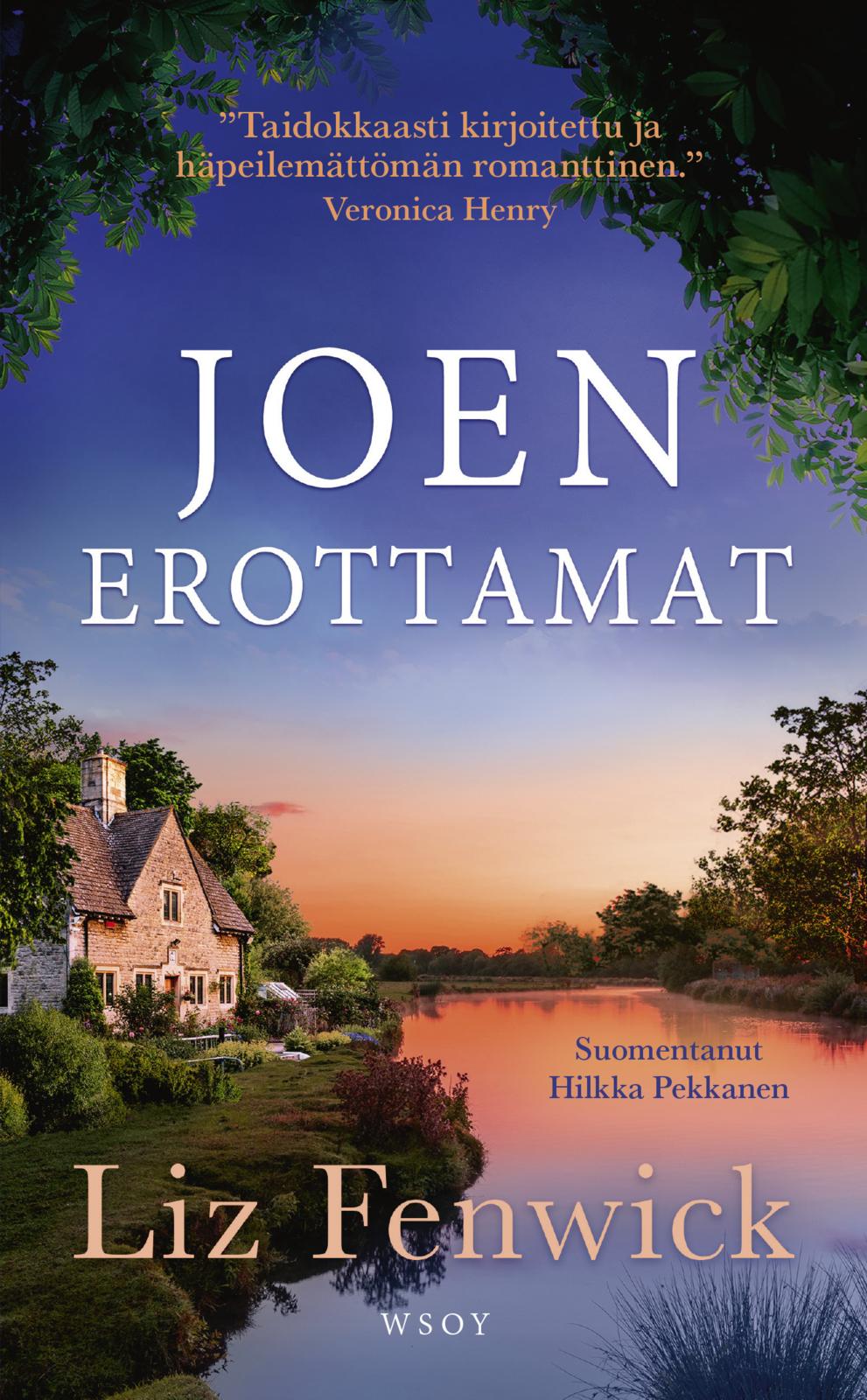 Etukansi. Liz Fenwick Joen erottamat
