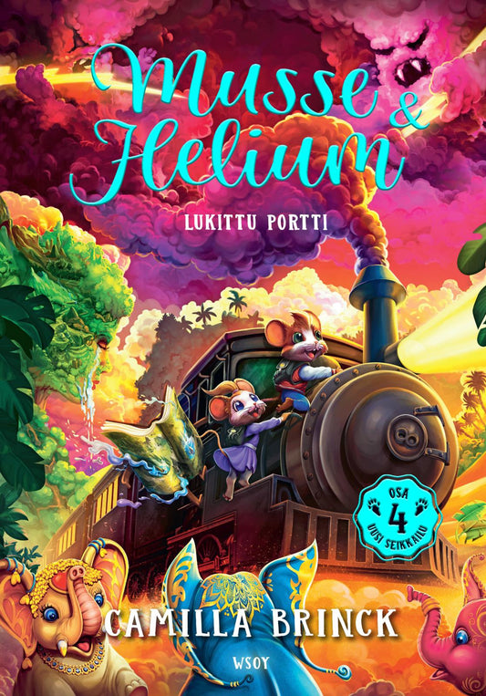 Etukansi. Camilla  Brinck. Shen Fei. Musse ja Helium Uusi seikkailu 4: Lukittu portti.