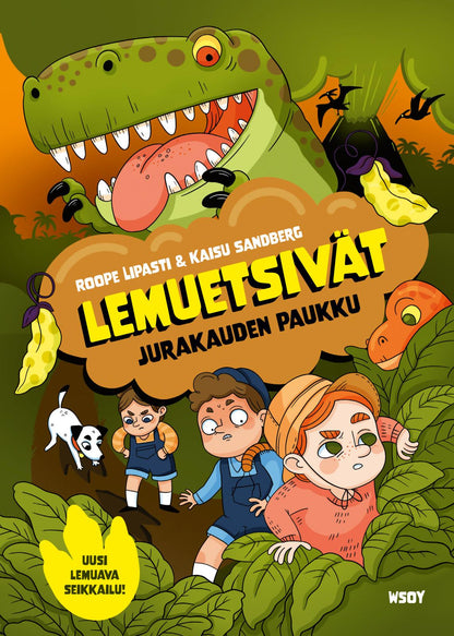 Etukansi. Roope Lipasti. Lemuetsivät: Jurakauden paukku
