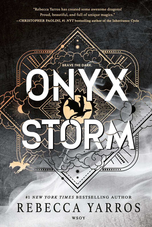 Etukansi. Rebecca Yarros. Onyx Storm.