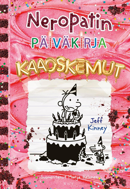 Etukansi. Jeff Kinney. Jeff Kinney. Neropatin päiväkirja: Kaaoskemut.