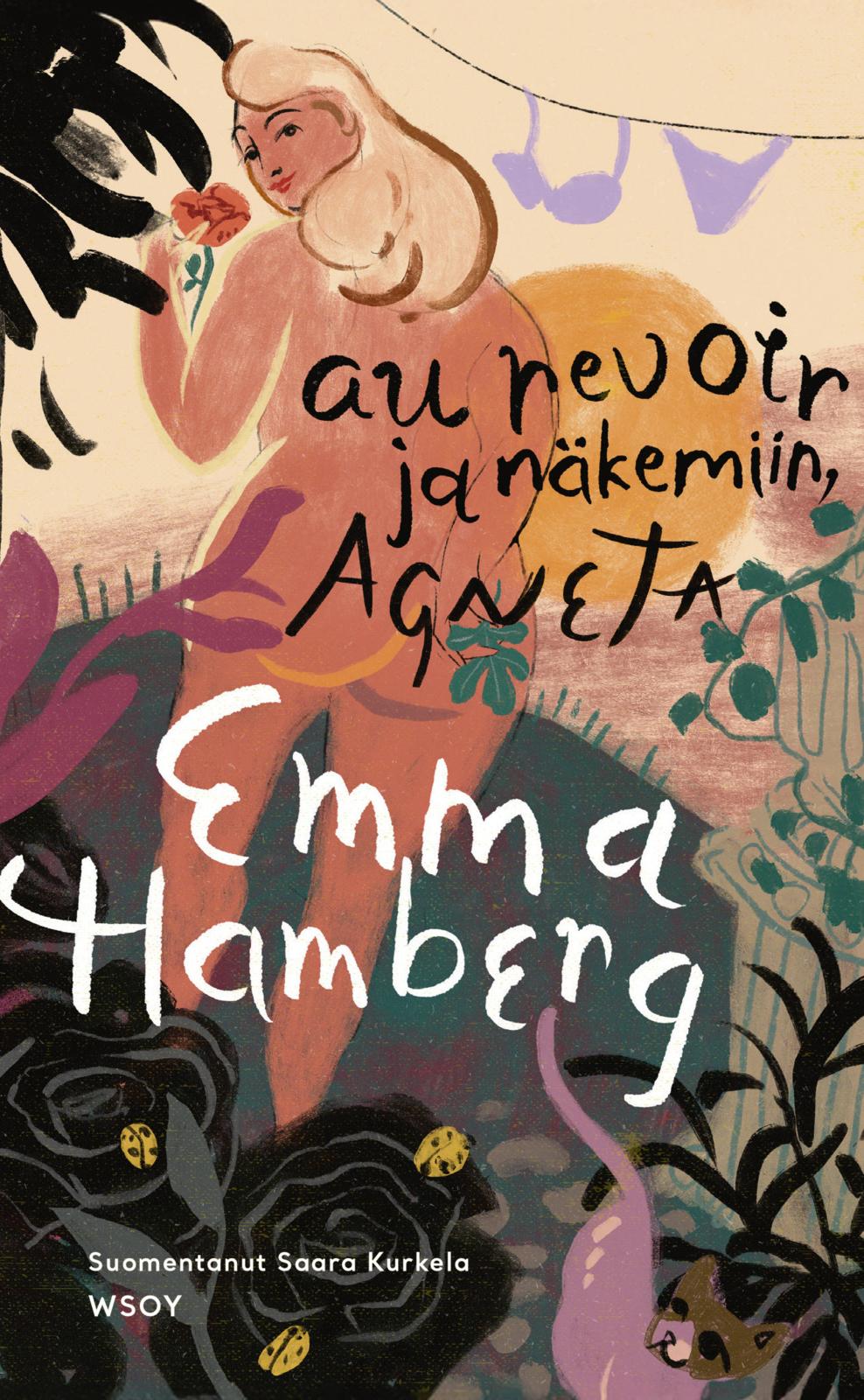 Etukansi. Emma Hamberg Au revoir ja näkemiin, Agneta