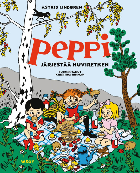 Etukansi. Astrid Lindgren. Qvisten Animation. Peppi järjestää huviretken.
