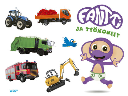 Etukansi. Knut Næsheim. Fantti ja työkoneet