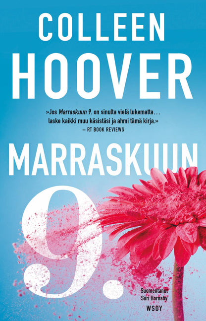 Etukansi. Colleen Hoover Marraskuun 9.